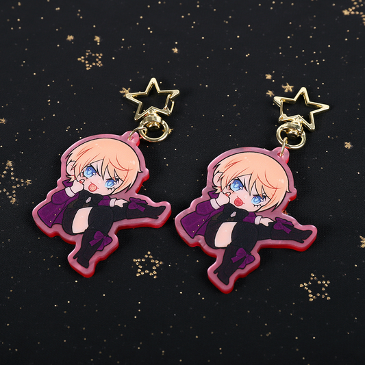 Alois Trancy 2.5'' Pearl Acrylic Keychain